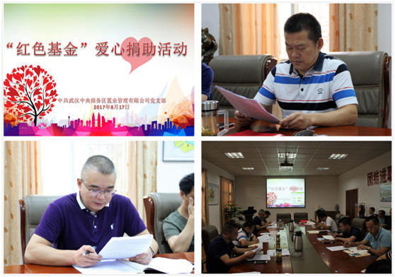 置業(yè)公司黨支部開展“紅色基金” 捐助活動
