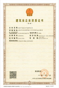 商務(wù)區(qū)集團(tuán)所屬中城實(shí)業(yè)公司成功取得市政公用工程施工總承包叁級(jí)資質(zhì)