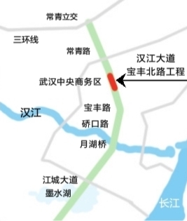 漢江大道打通“最后一公里”,8月底將達到通車條件